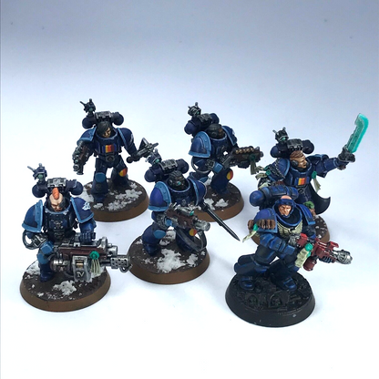 Space Marines Ultramarines Veteran Squad Painted - Warhammer 40K C75