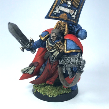 Classic Space Marine Ultramarine Captain - Painted - Warhammer 40K C3724