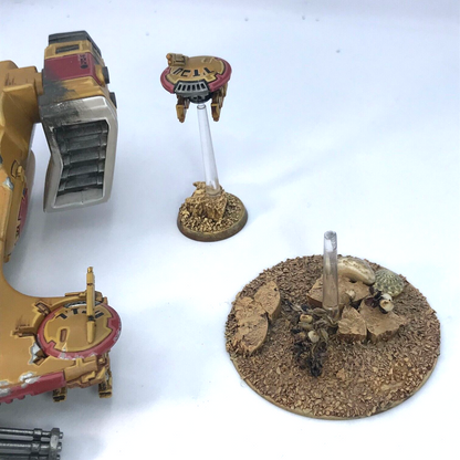 Tau T'au Empire TY7 Devilfish - Painted - Needs Re-gluing - Warhammer 40K BOX54