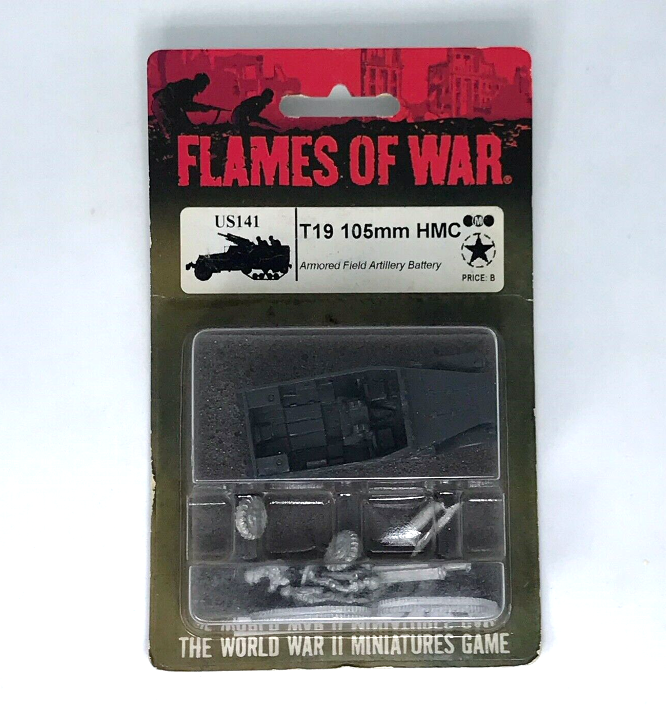 WW2 USA T19 Armoured Field Artillery - Sealed Blister - Flames of War C876