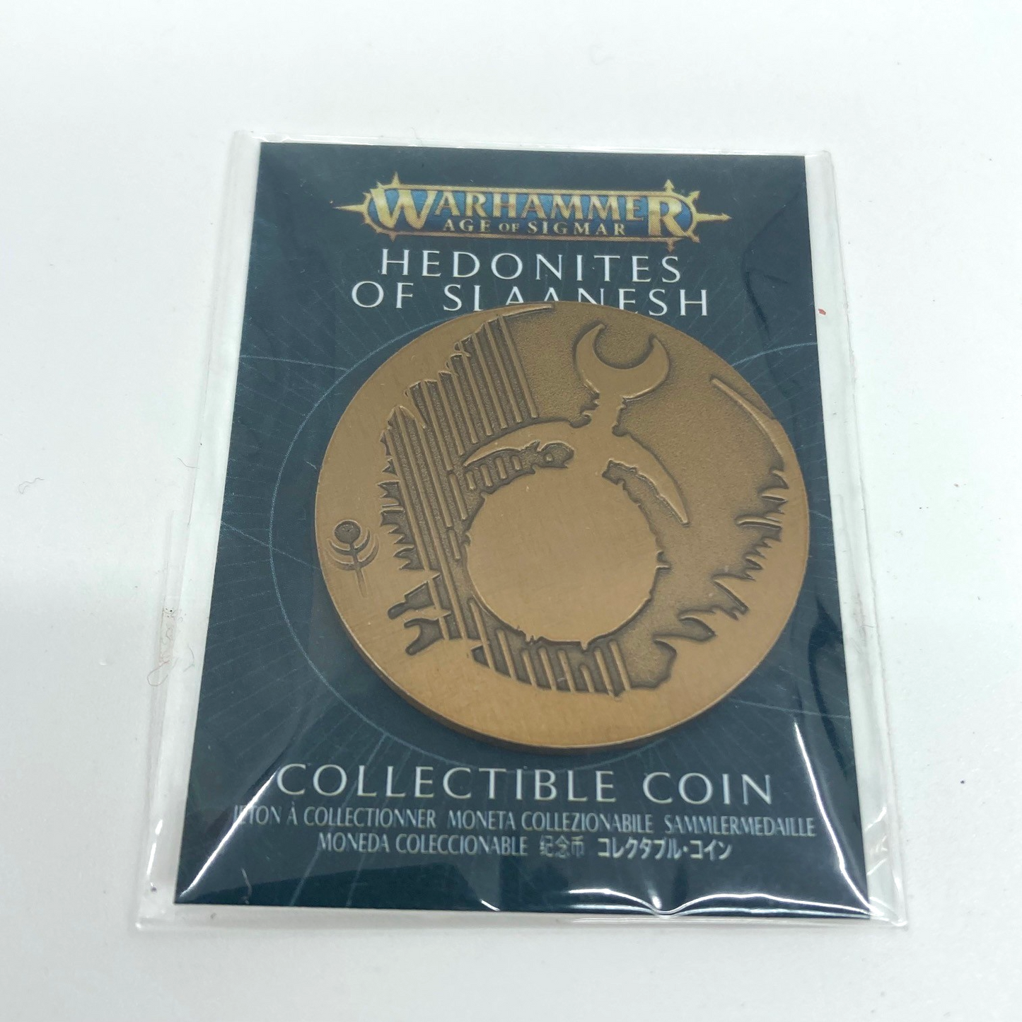 Hedonites Of Slaanesh - Collectible Coin - Warhammer Age Of Sigmar GW X127