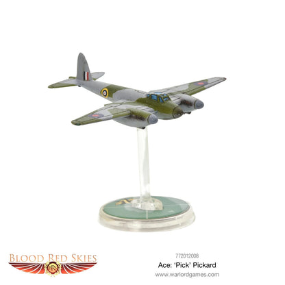 Blood Red Skies: 'Pick' Pickard Ace Pilot - Bolt Action Warlord Games