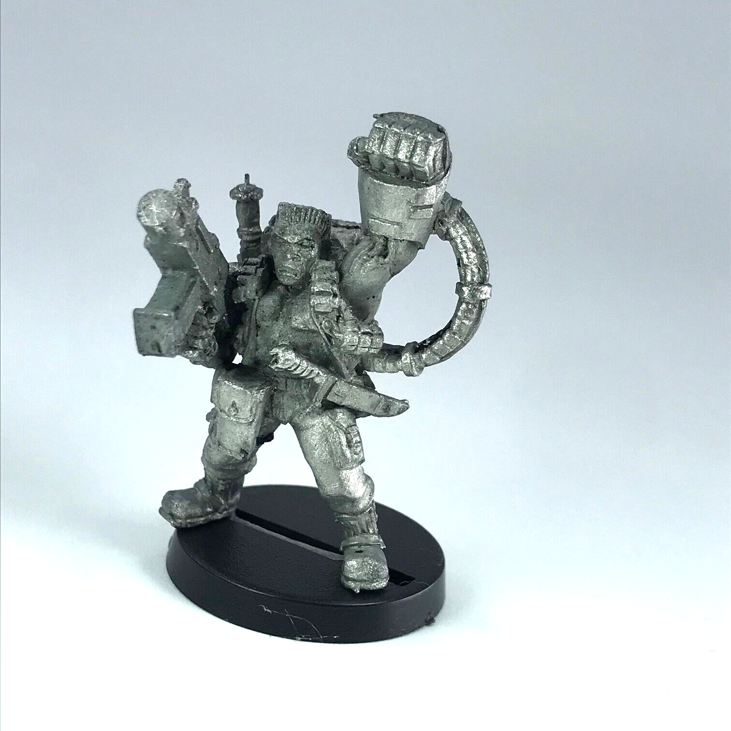 Catachan Lieutenant & Power Fist Imperial Guard - Warhammer 40K Metal X3986