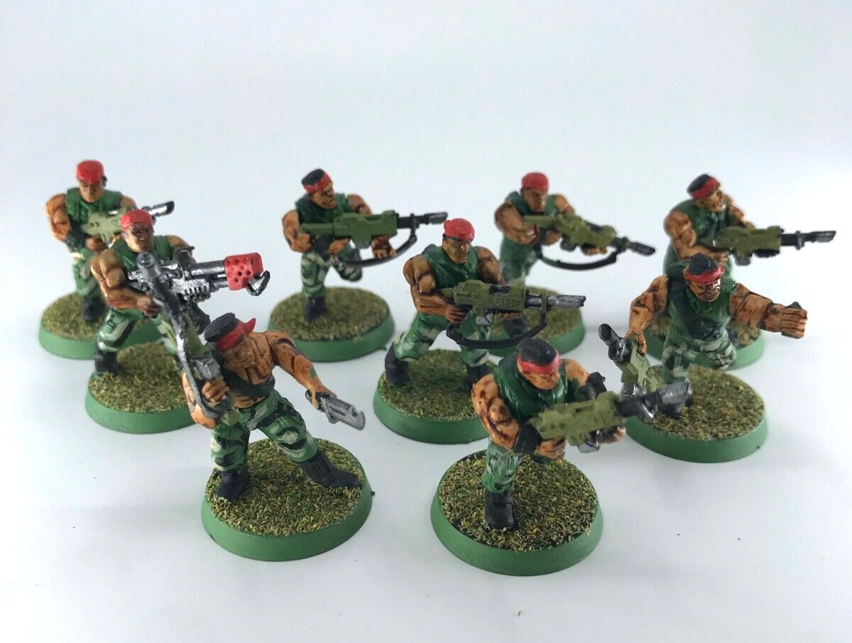 Catachan Infantry Squad Imperial Guard - Warhammer 40K Games Workshop C1986