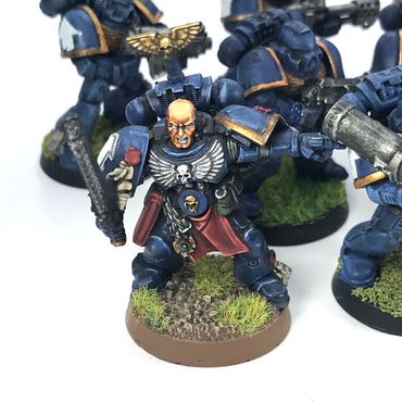 Classic Space Marine Ultramarine Tactical Squad - Painted - Warhammer 40K C2236