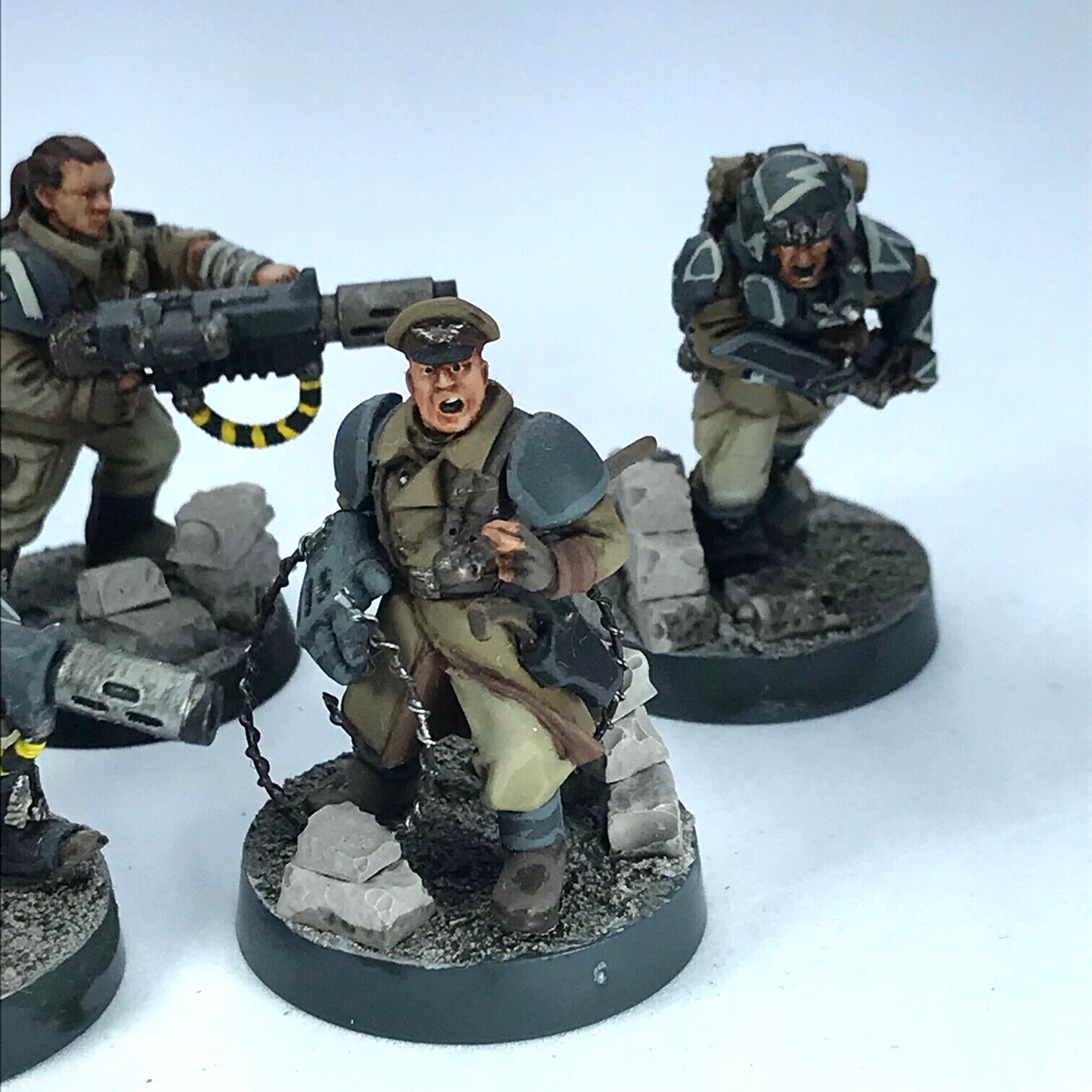 Imperial Guard Cadian Company HQ Astra Militarum - Painted Warhammer 40K C3635