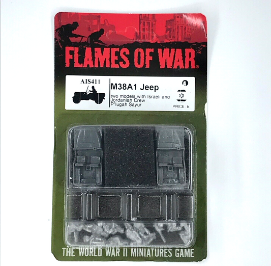 Israel M38A1 Jeep Blister - Unpainted - Flames of War C1658