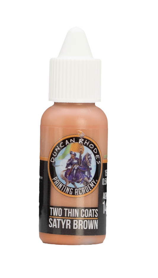 Satyr Brown Two Thin Coats Paints Duncan Rhodes Painting Academy - 15ml