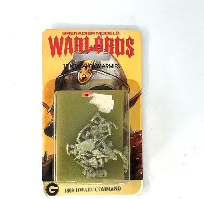 Grenadier Models Dwarf Command - Warlords - Sealed Blister - C726