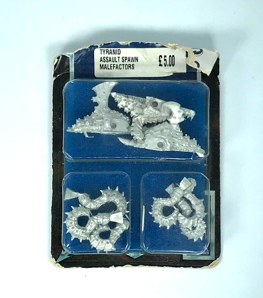 Metal Tyranid Assault Spawn Malefactors Blister - OOP - Epic Warhammer 40K C1397