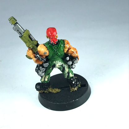 Catachan Rocket Launcher Crew Imperial Guard Warhammer 40K Classic Metal X11632