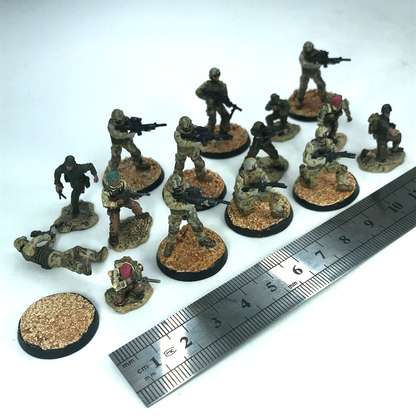 Western Infantry Soldier Bundle - Varying Condition, Some Incomplete - X8533