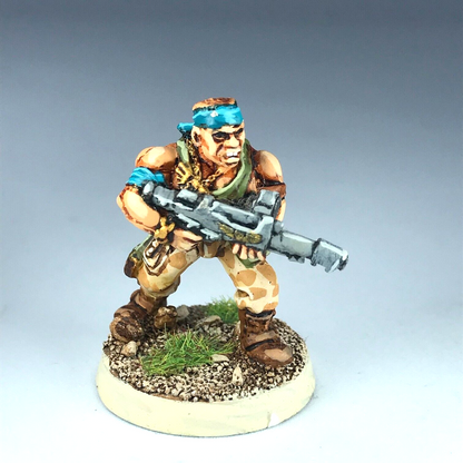 Classic Metal Catachan Rifleman Imperial Guard - Painted - Warhammer 40K X12508