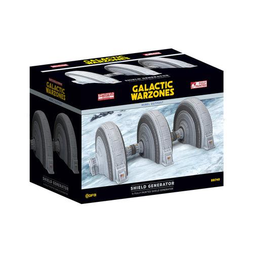 Pre-order: Rebel Outpost: Shield Generator - Pre-Painted Terrain - Galactic Warzones - Brand New