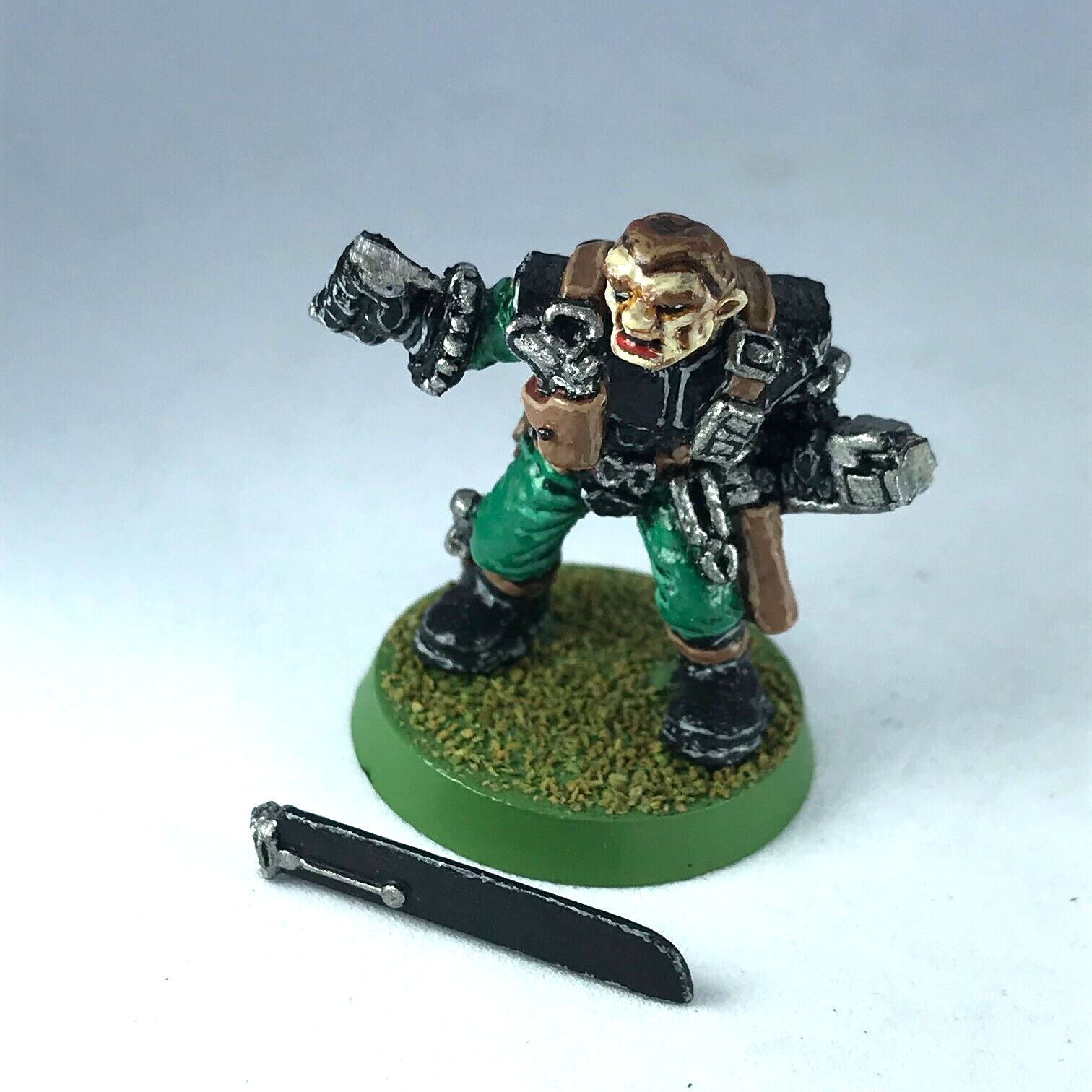 Metal classic rogue trader imperial army trooper painted - warhammer 40k x2933