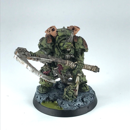 Typhus Herald of the Plague Death Guard Chaos - Painted - Warhammer 40K C4027