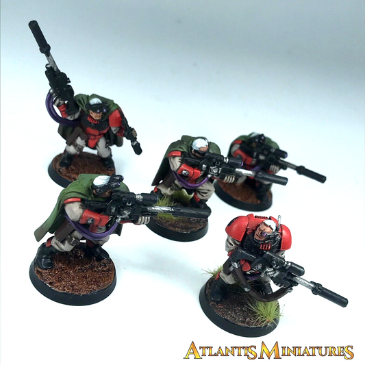 Painted Blood Angel Scout Sniper Squad Space Marine - Warhammer 40K C689