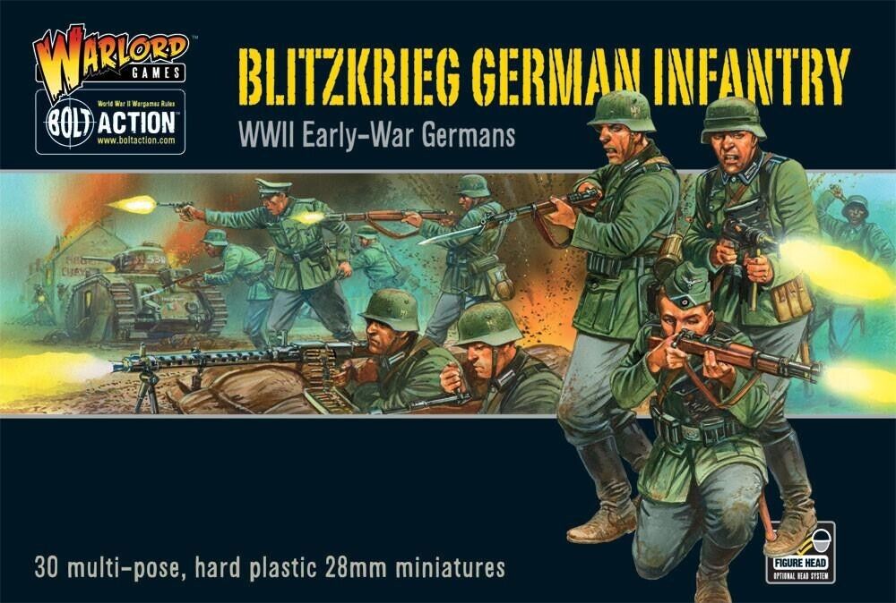 Blitzkrieg German Infantry - Warlord Games Bolt Action Miniatures