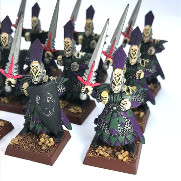 Classic Dark Elf Elves Warrior Regiment - Games Workshop Warhammer Fantasy C200