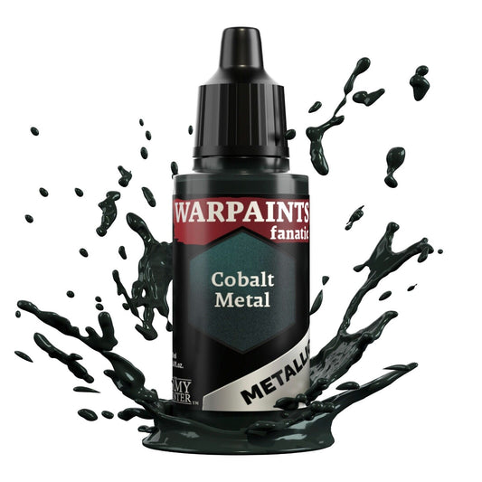 Cobalt Metal Paint - Warpaints Fanatic Metallic 18ml - The Army Painter