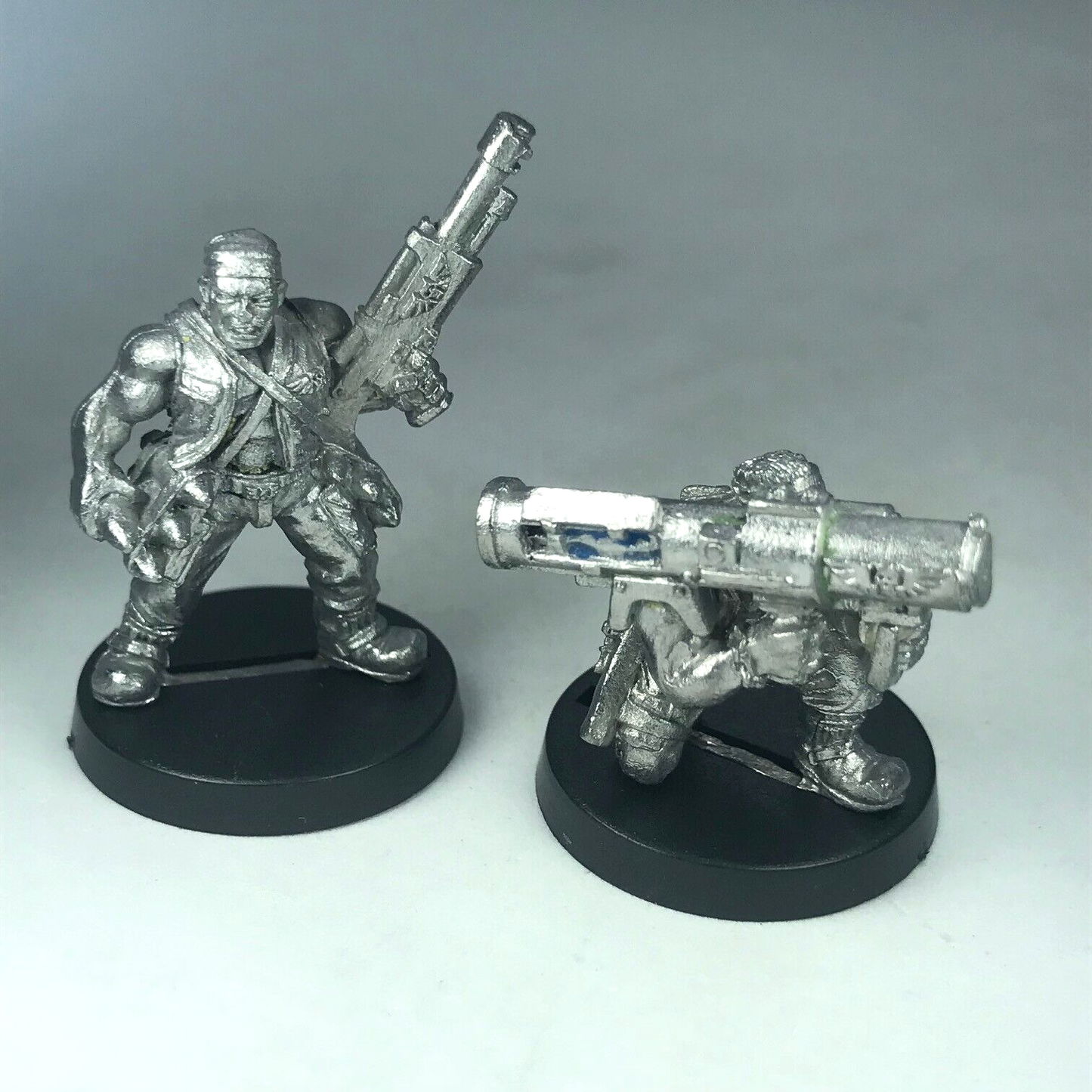 Classic Metal Catachan Rocket Launcher Pair Imperial Guard - Warhammer 40K X9017