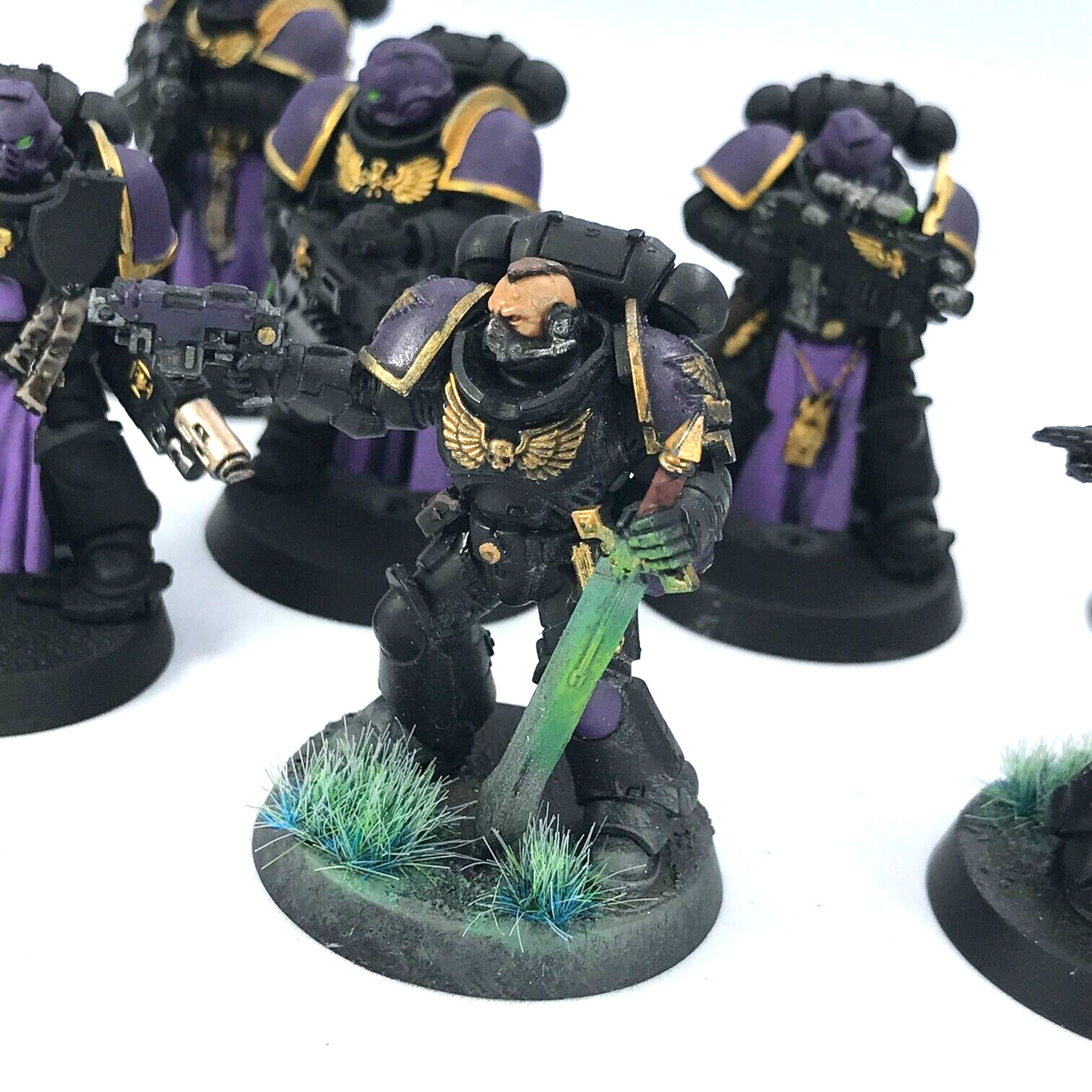 Dark Angels Mixed Primaris Squad Space Marines - Warhammer 40K Painted C1564