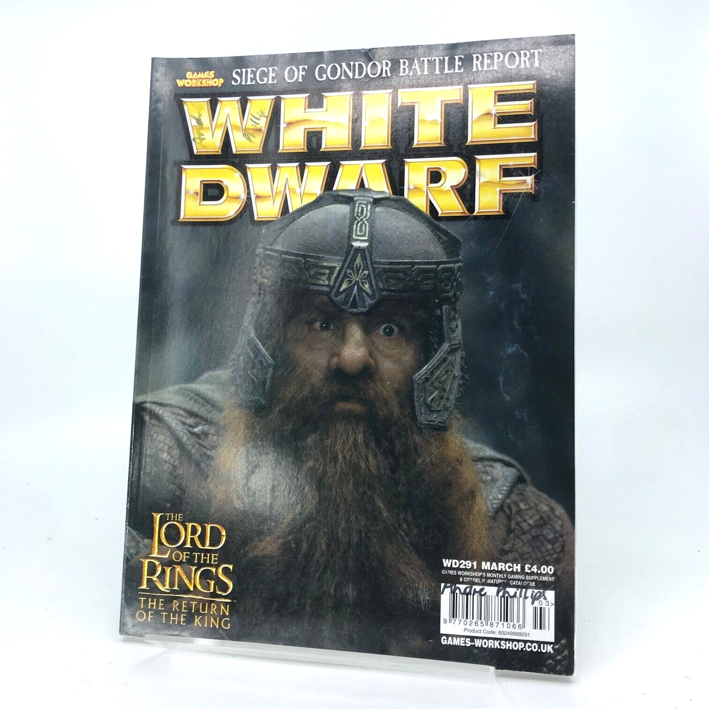 White Dwarf 291 Magazine Games Workshop Warhammer Fantasy 40,000 40K M501