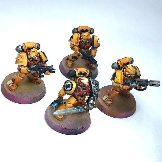 Imperial Fists Marine Squad Space Marines - Painted - Warhammer 30K 40K C3306