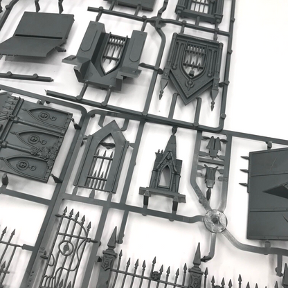 Small Building and Fencing Scenery Empire Sigmar - OOP - Warhammer Fantasy