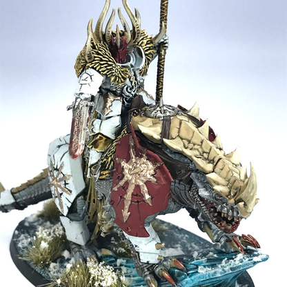 Chaos Lord on Karkadrak Warriors of Chaos - Painted - Warhammer Age of Sigmar