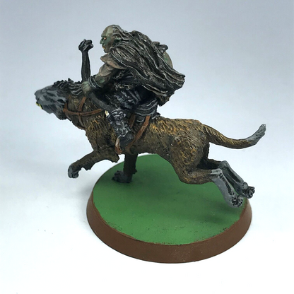 Orc Warg Rider - Painted - LOTR / Warhammer / Lord of the Rings X10049