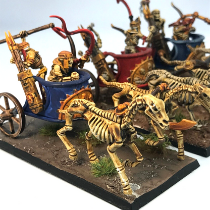 Skeleton Chariot Regiment Tomb King Tomb Kings - Painted Warhammer Fantasy BOX91