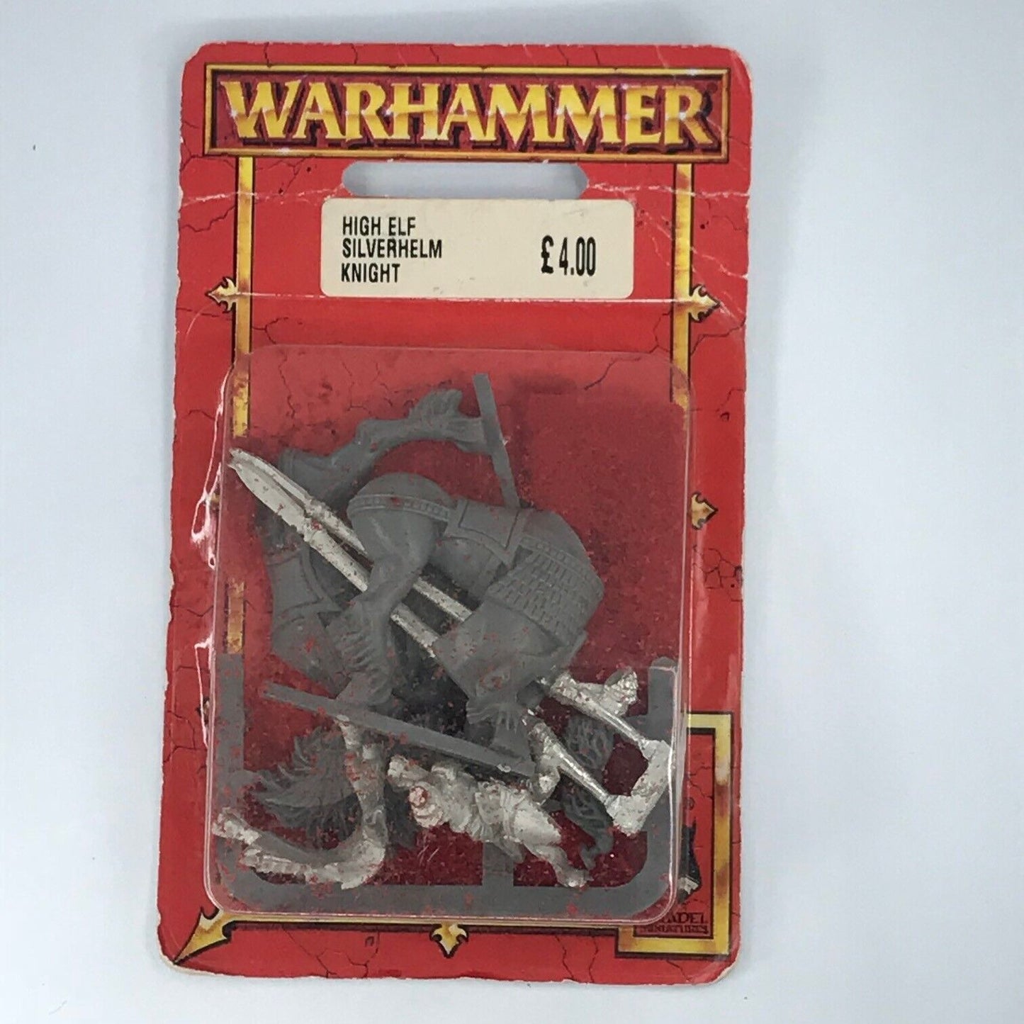 Metal High Elves Elf Silverhelm Silver Helm Knight - Warhammer Fantasy C480