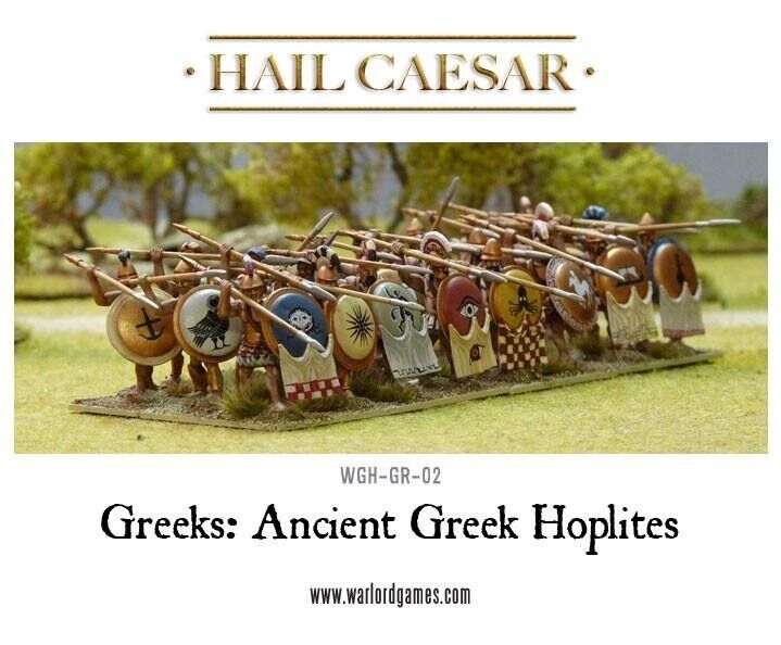 Ancient Greek Hoplites - Warlord Games Hail Caesar Miniatures