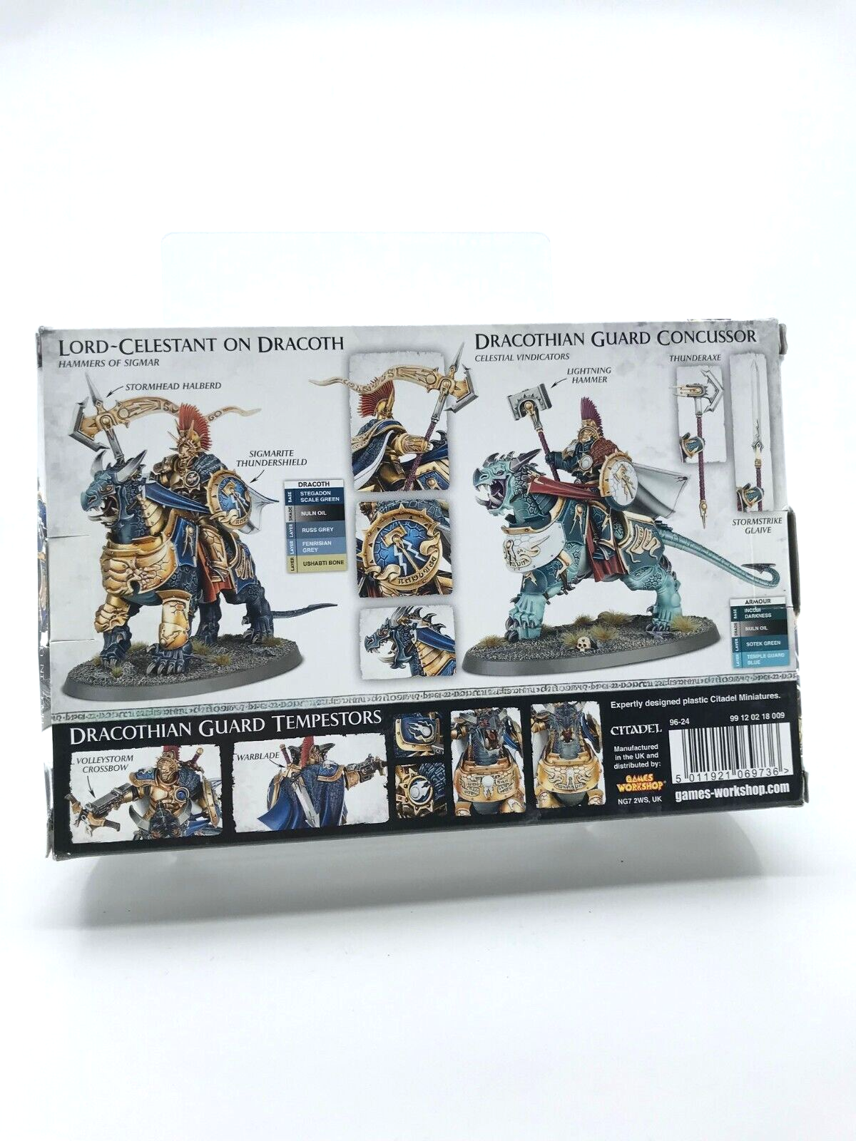 Dracothian Guard Stormcast Eternals - Unbuilt, No Bases Warhammer Age of Sigmar