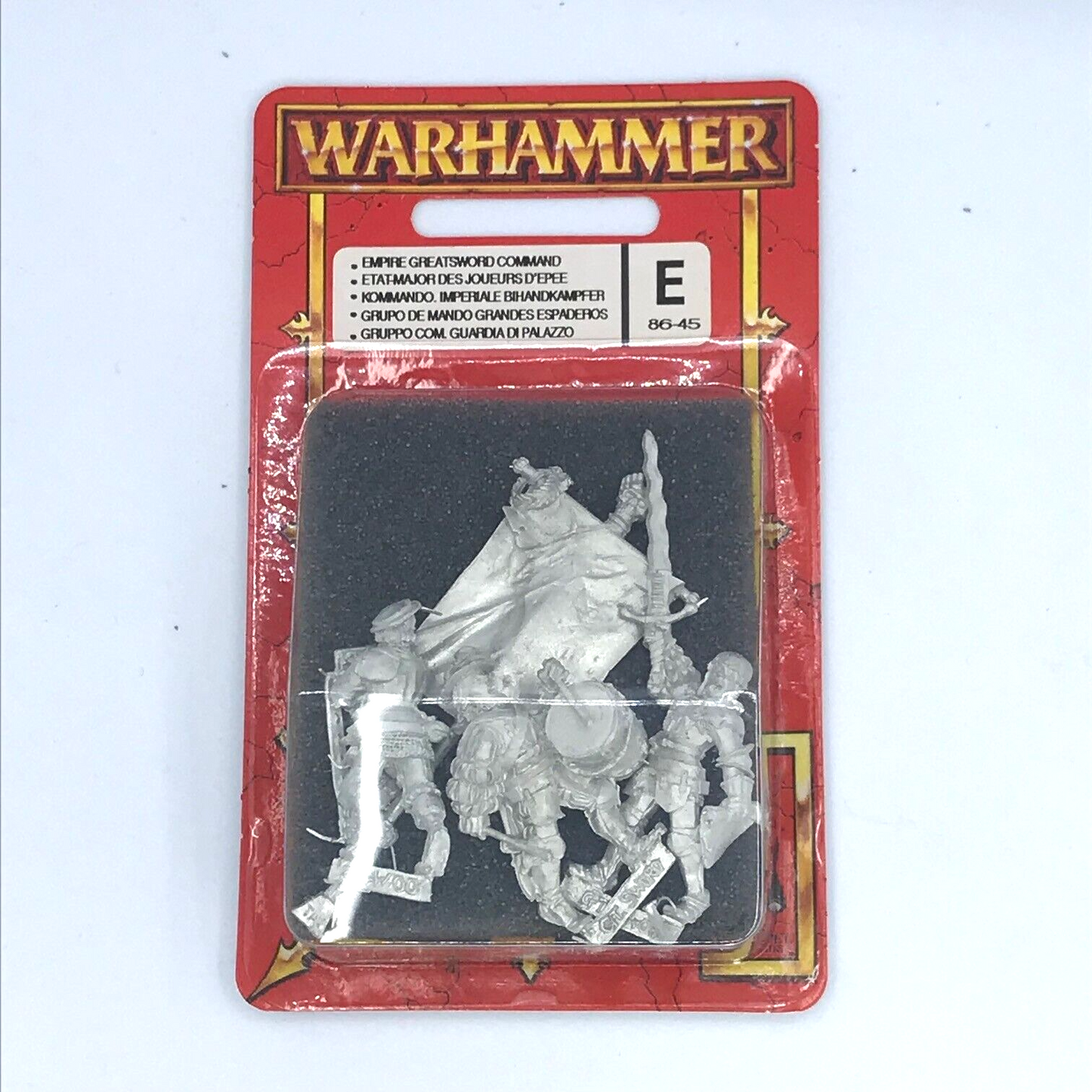 Empire Greatsword Command Freepeople Sigmar Blister - Warhammer Fantasy C1089