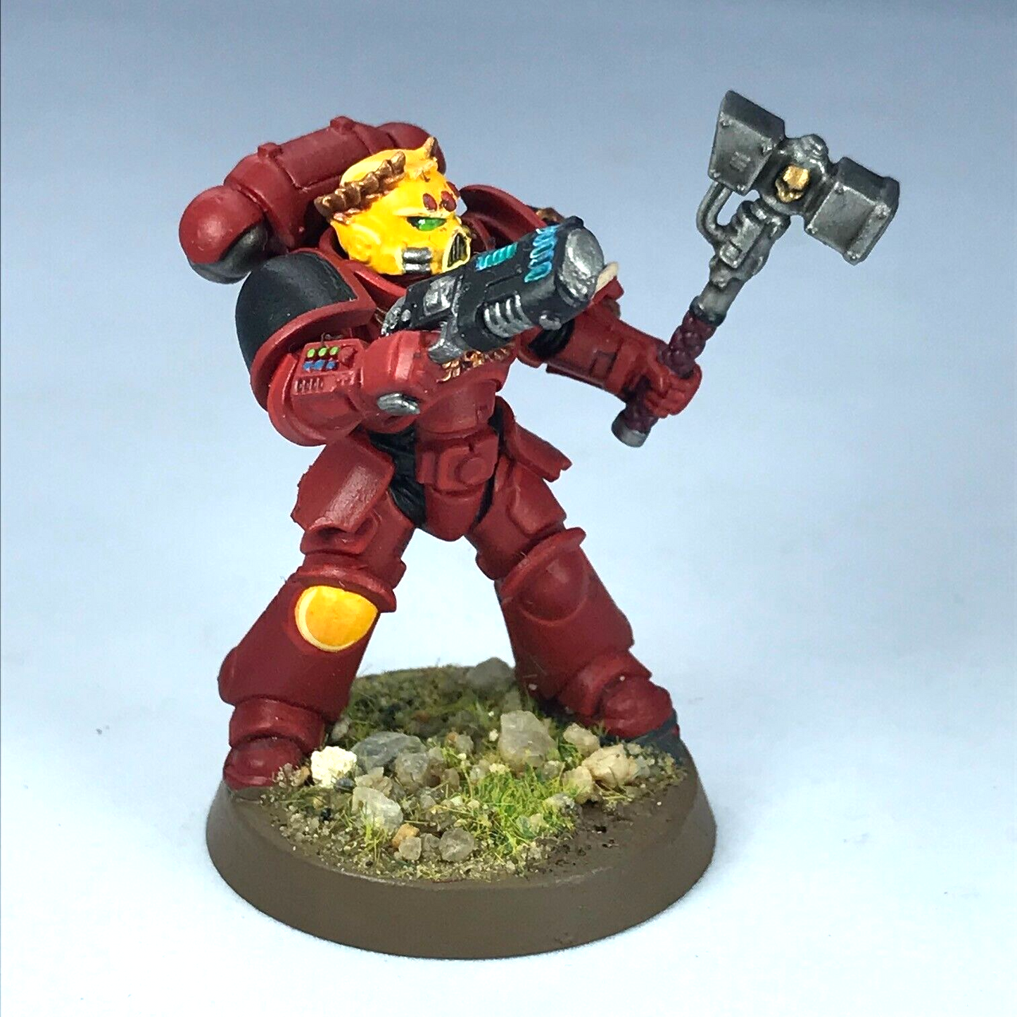 Blood Angels Lieutenant with Hammer Space Marines Painted - Warhammer 40K X10838