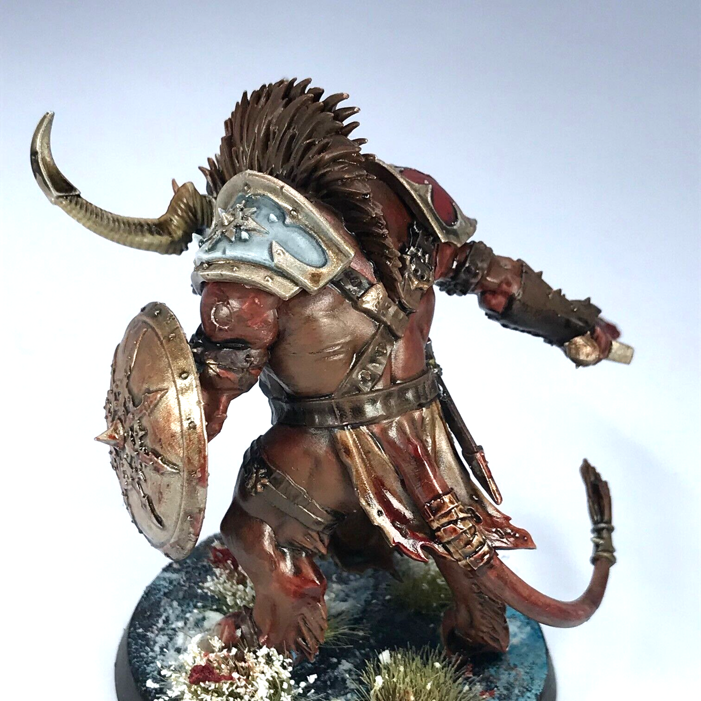 Ogroid Myrmidon Champion Warriors of Chaos - Painted - Warhammer Age of Sigmar