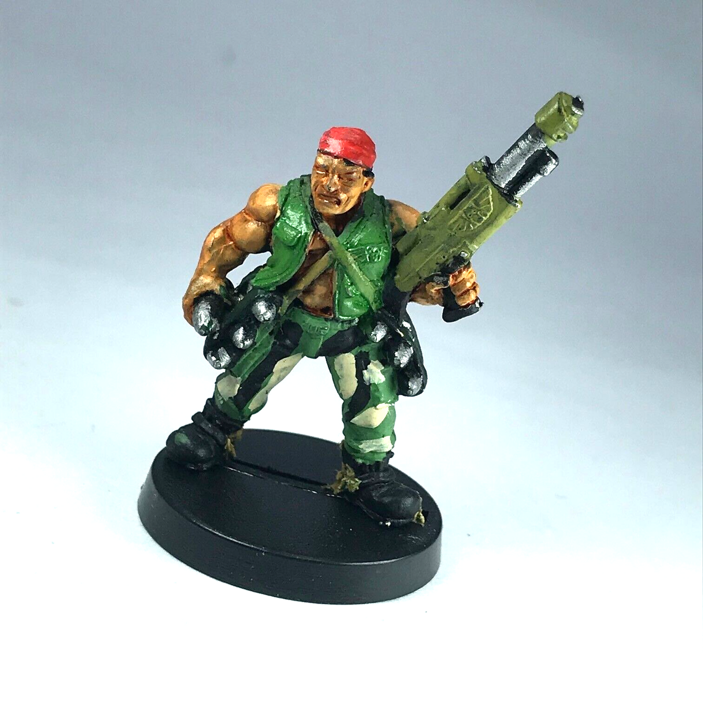 Catachan Rocket Launcher Crew Imperial Guard Warhammer 40K Classic Metal X13217