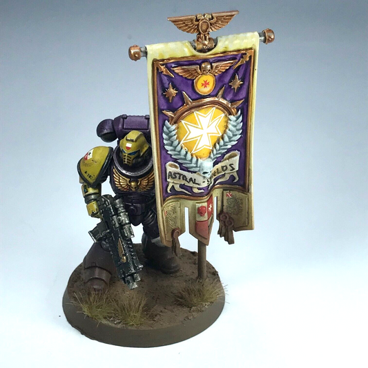 Space Marine Primaris Army Standard Bearer HQ - Painted - Warhammer 40K C481