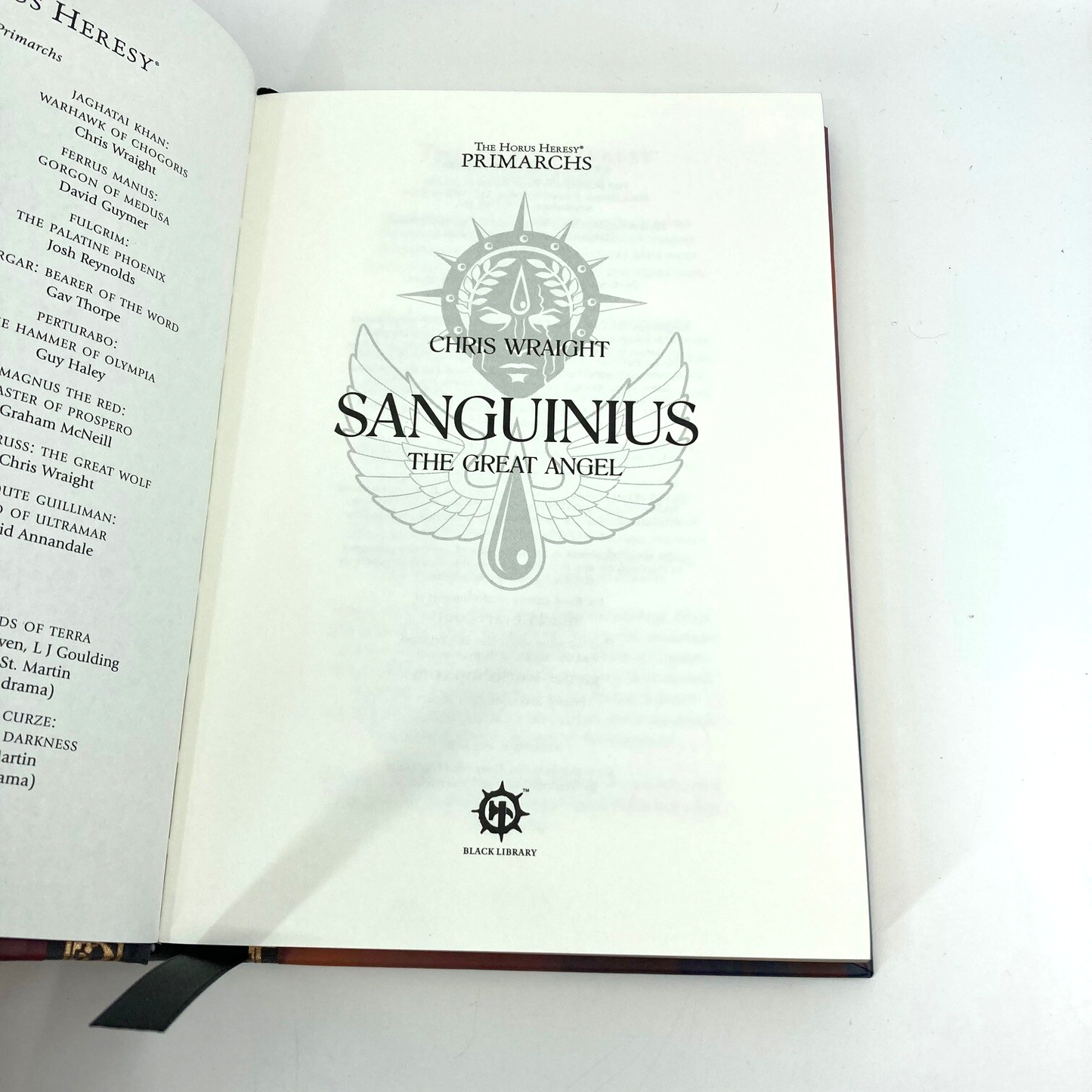 Sanguinius: The Great Angel - Limited Edition - Black Library Warhammer M464
