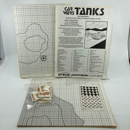 Car Wars Tanks Supplement - Steve Jackson Games - Unsure if Complete W138