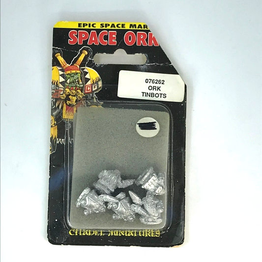 Epic Space Ork Tinbots Blister OOP - Epic Armageddon Warhammer  C1975