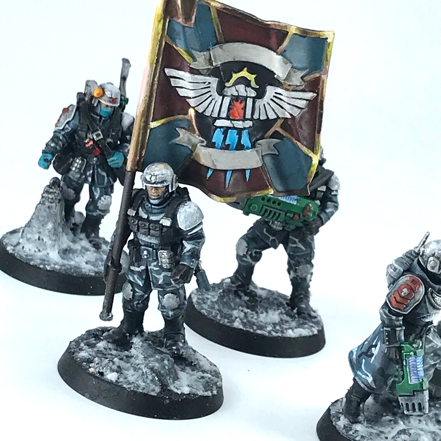 Cadian Command Squad Imperial Guard - Warhammer 40K Games Workshop C592