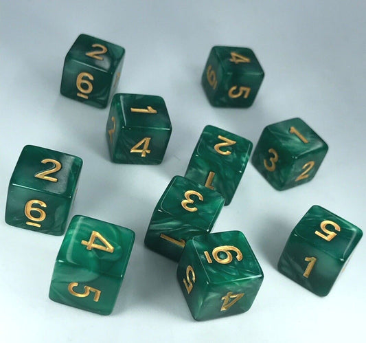 D6 New Tabletop Fantasy Dice Set - Great for Gaming / Wargaming / Hobbyist D40