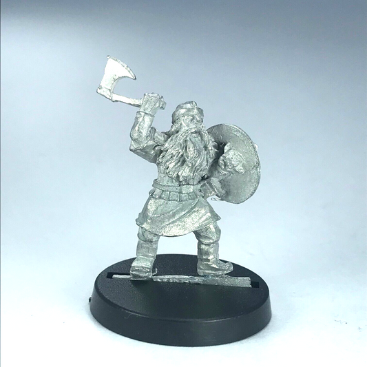 Dwarf Warrior with Axe & Shield OOP LOTR / Warhammer / Lord of the Rings X1327