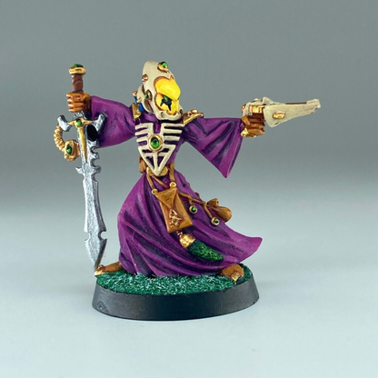 Eldar Warlock - Painted - Warhammer 40k Games Workshop Classic Metal X14010