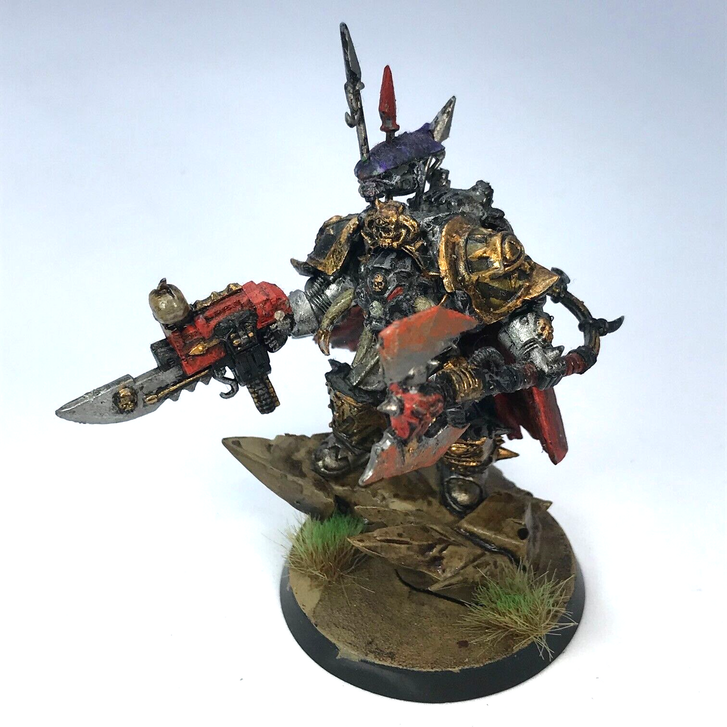 Chaos Space Marine Champion Lord - Painted - Warhammer 40K C2805