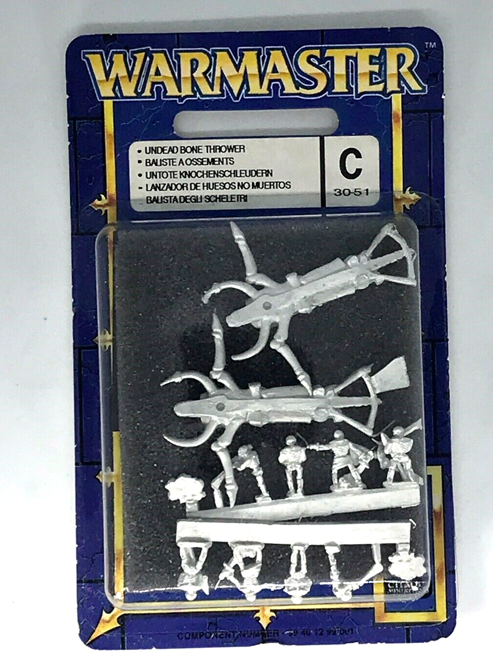 Classic Undead Bone Thrower Blister - OOP - Warmaster Warhammer C950