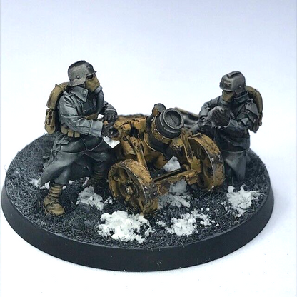 Death Korps of Krieg Mortar Team Astra Militarum - Warhammer 40K Painted C3797